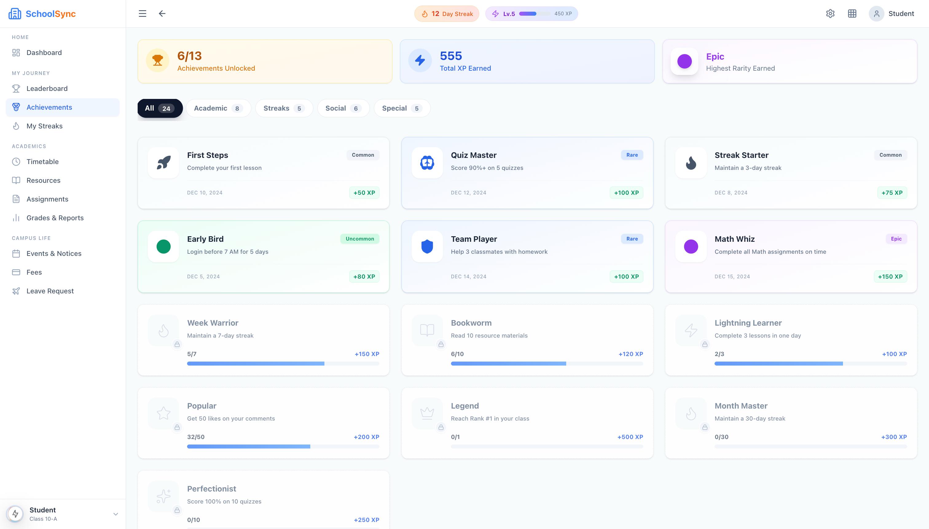 Student Achievements